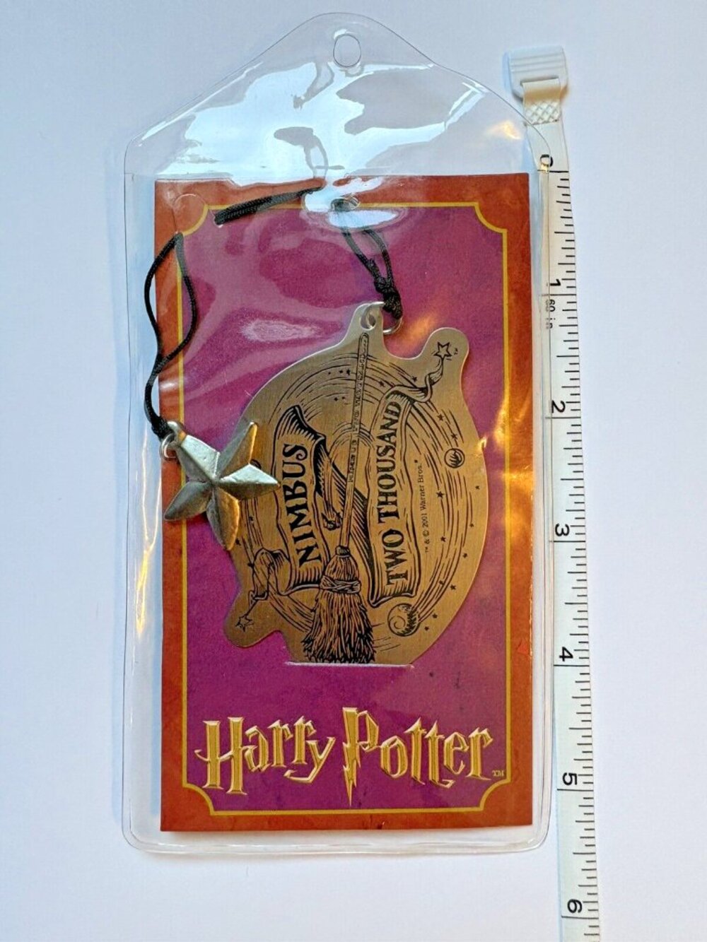 Harry Potter Bookmark Nimbus 2000 Collectible Scholastic Vintage (2000) *New!
